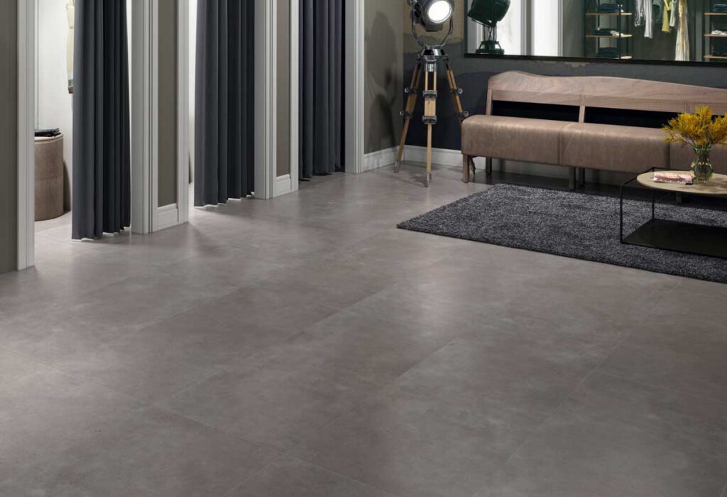 Carrelage intérieur moderne gris beige