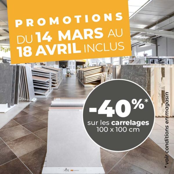 la maison du carrelage promotion avril2026 carrelage